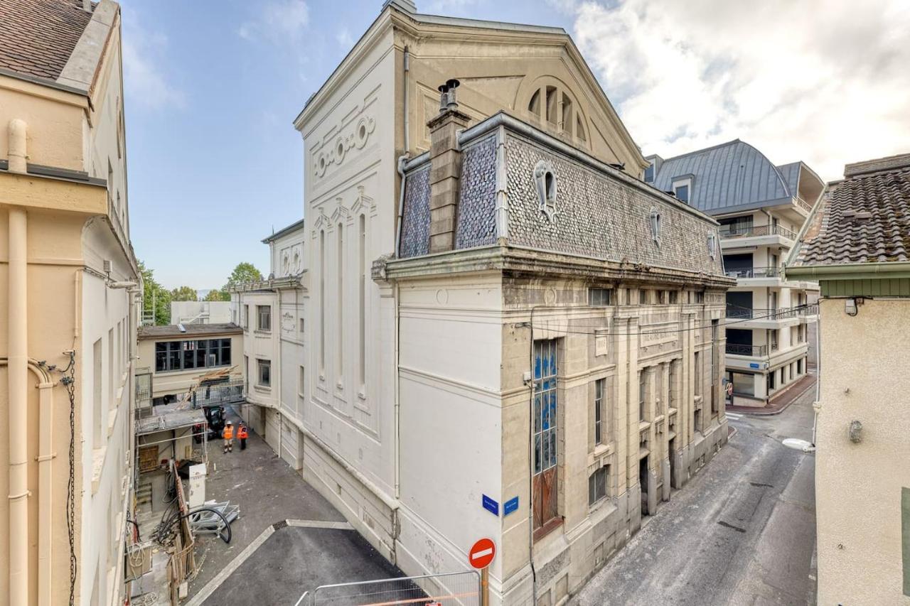 Appartement Hyper Centre Evian - Cote Theatre Exterior foto